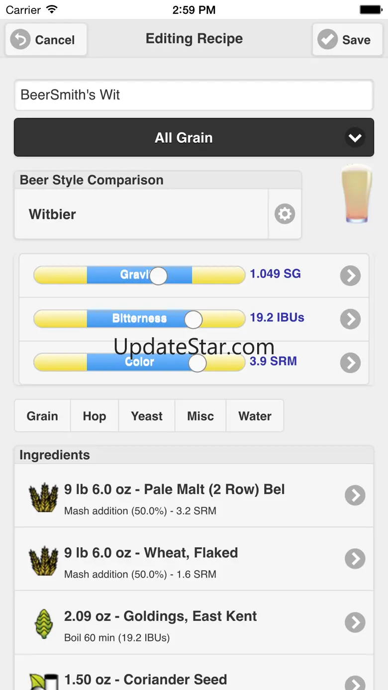 BeerSmith Mobile Home Brewing 3.1.09