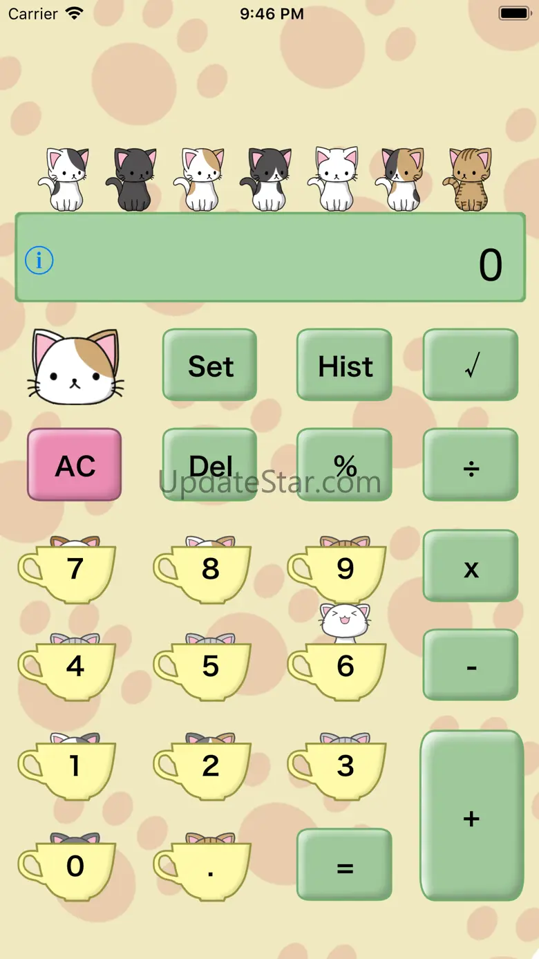 Calculator of cute cats 3.18