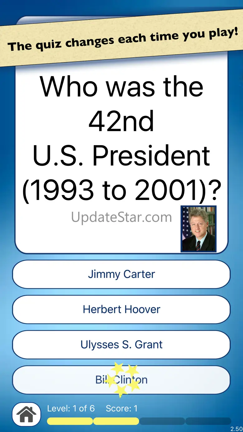 US Presidents Quiz — Learn about U.S. History 2.50