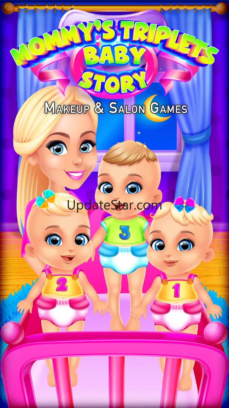 Mommy's Triplets Baby Story - Makeup & Salon Games 1.9