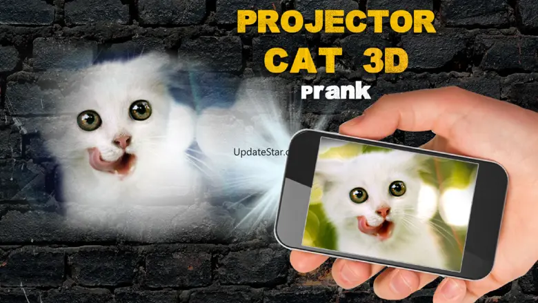 Projector Cat 3D Prank 1.2