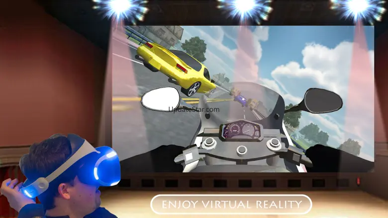 Real Bike Traffic Rider Virtual Reality Glasses 8.9