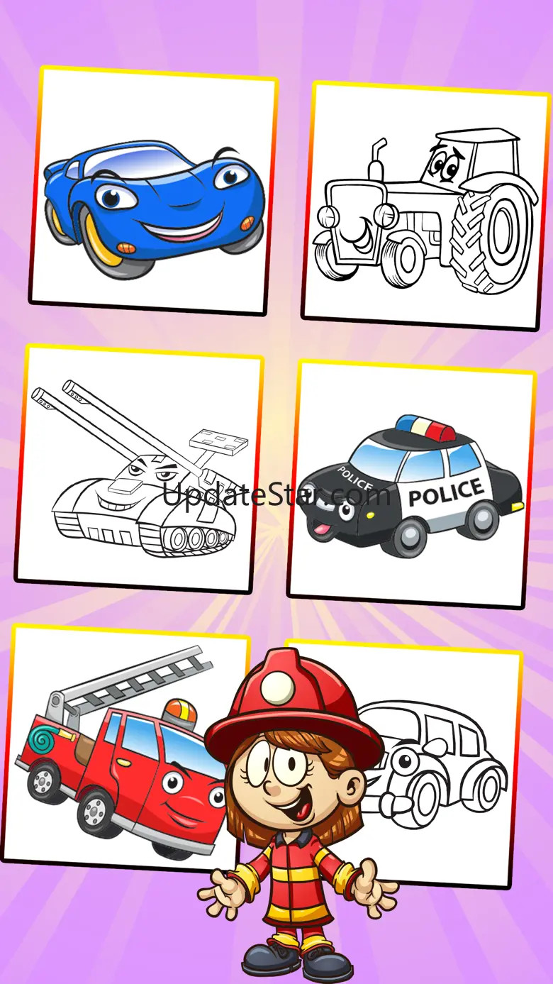 Cars Coloring Pages & Race 1.0.6