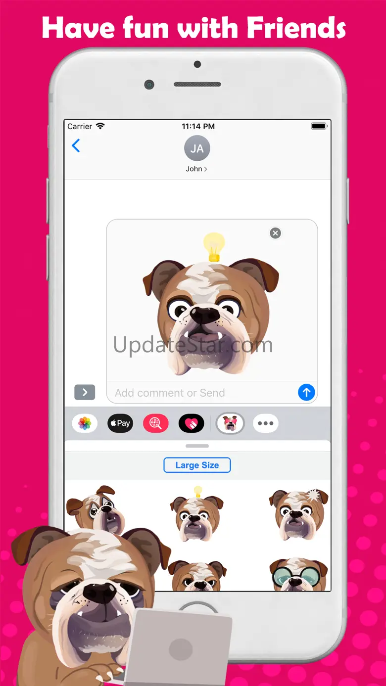 BullMoji for Bulldog Lovers 1.6