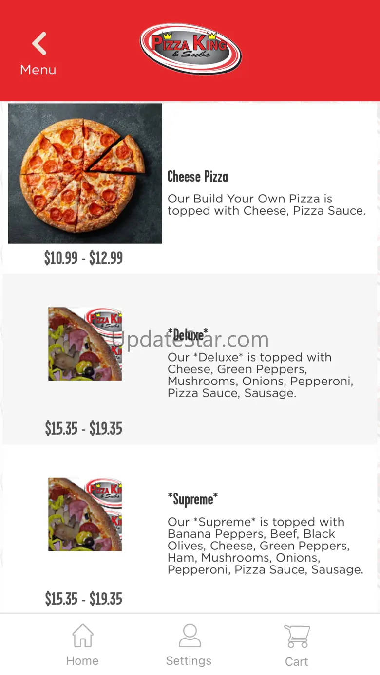 Pizza King Delivers 4.5.0