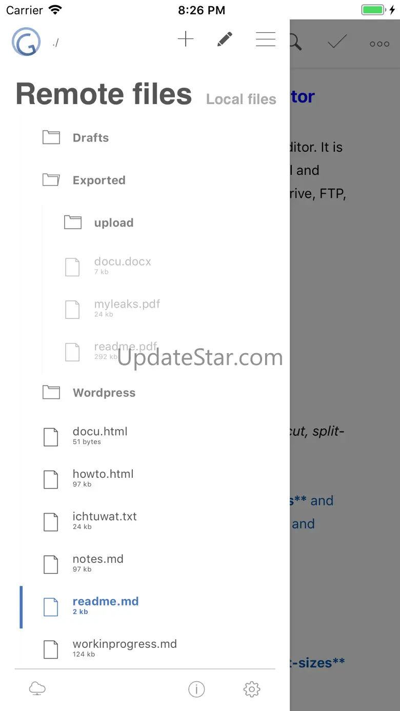 GTW - Markdown & Text Editor 6.1