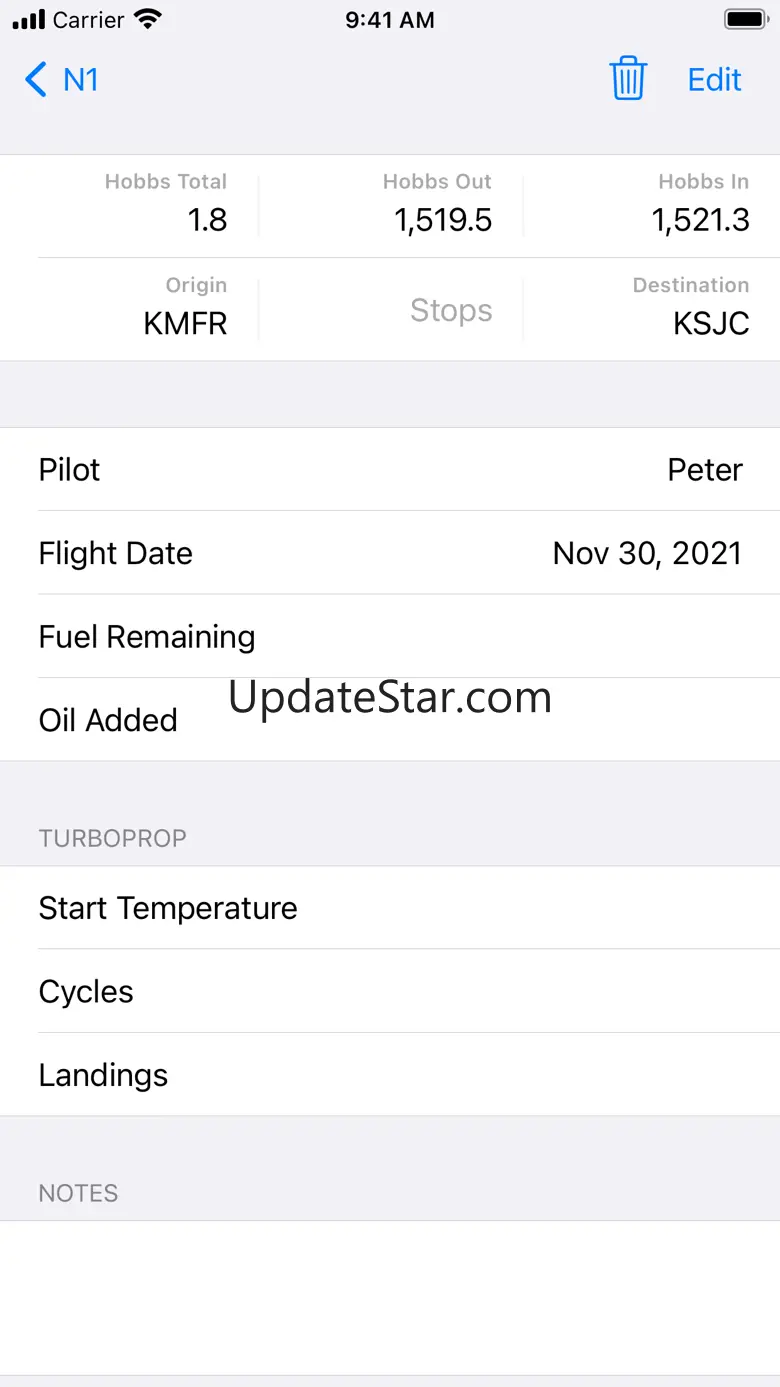 aeroLogbook 2.1.1