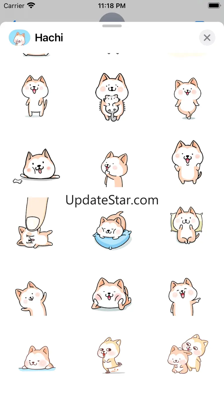 Hachi：Akita Dog Animated Emoji 4.0
