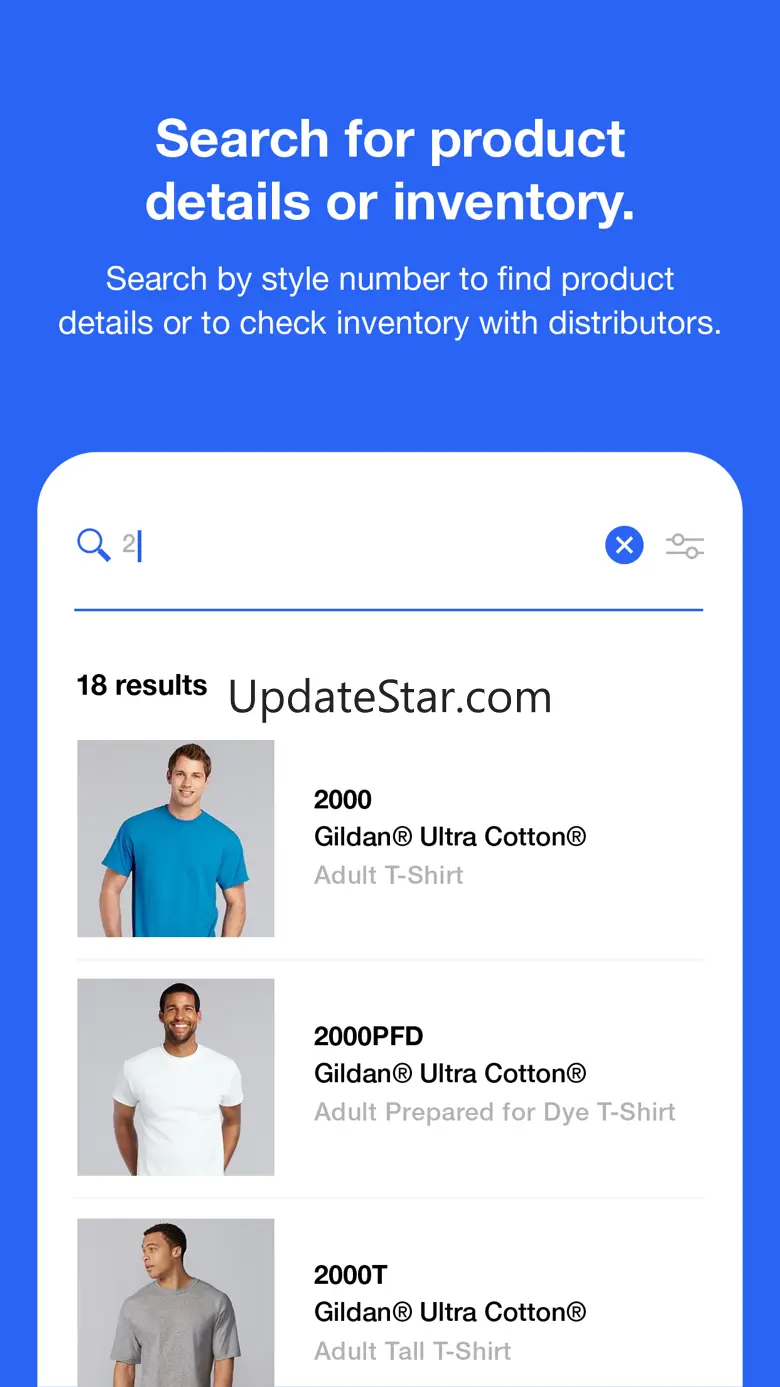 Gildan Product Locator 1.4.4