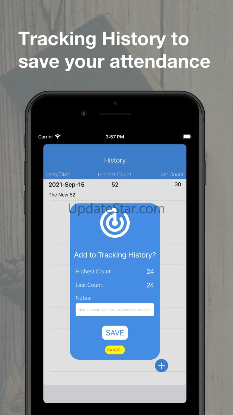 Capacity Tracker Tally Counter 3.0