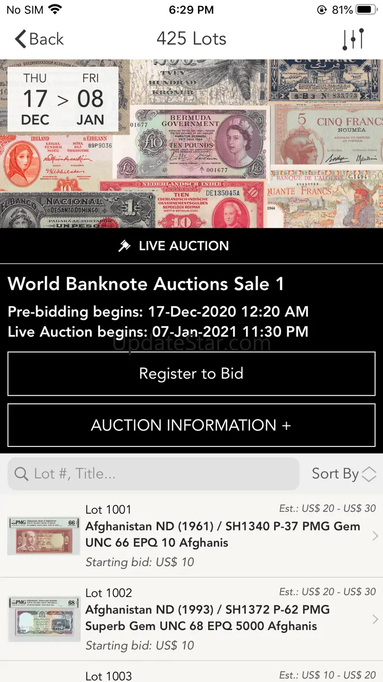 World Banknote Auctions 1.0.6