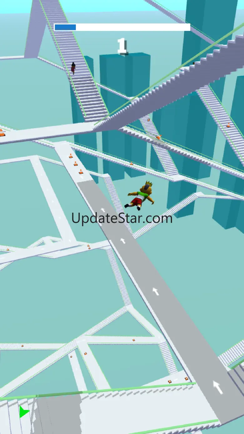 Stair Running Down 5