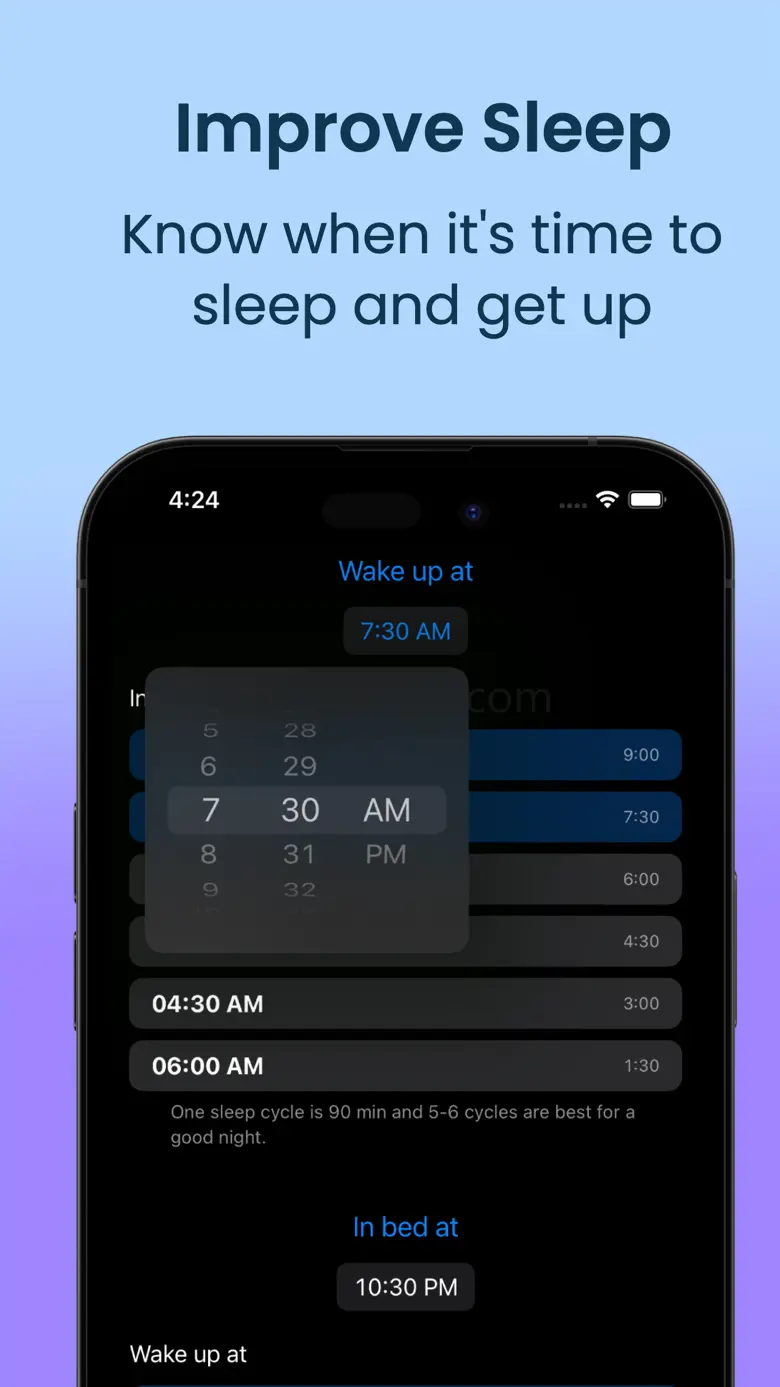 Sleep Cycle Bedtime Calculator 1.0.6