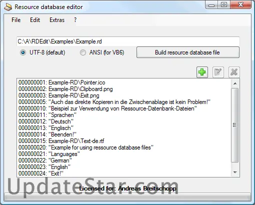 Resource Database Editor 2.4.2