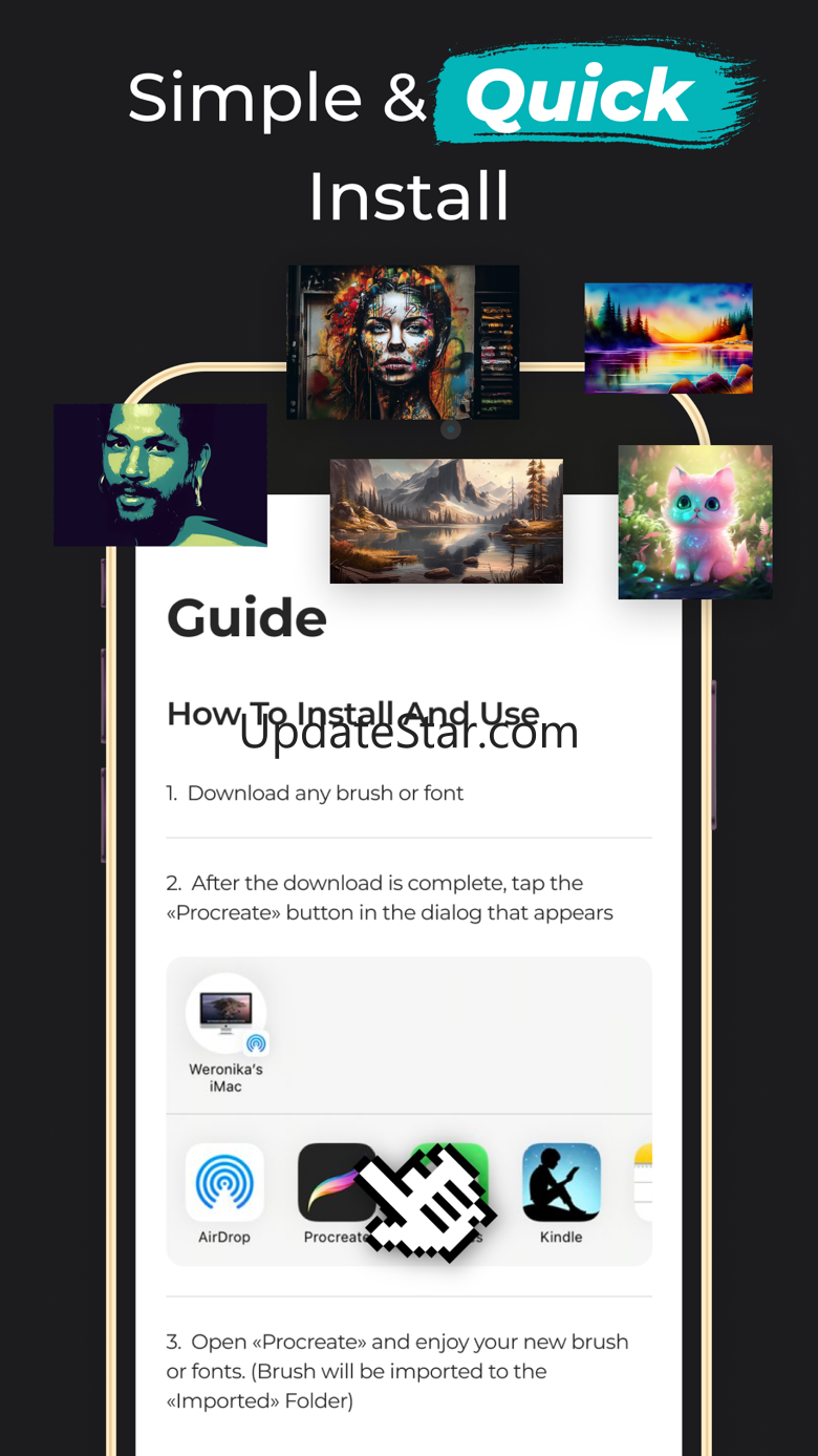 Brushes for Procreate & Fonts 1.4