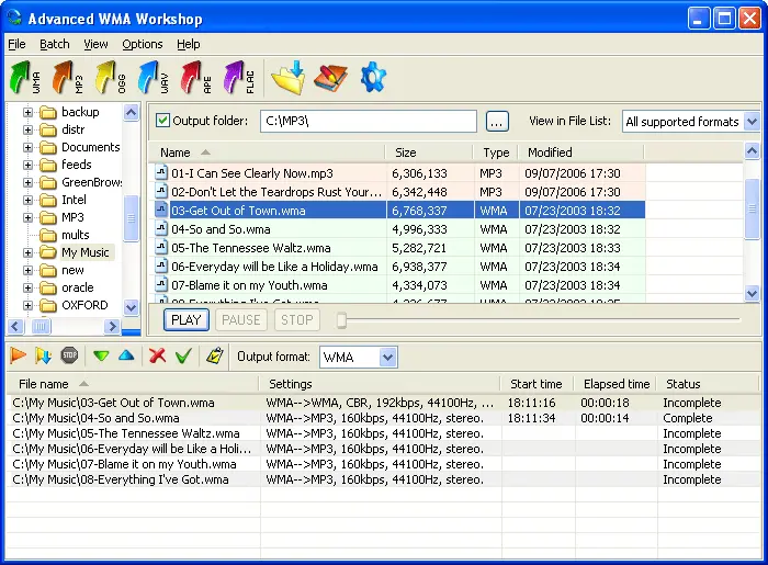 Advanced WMA Workshop 2.7