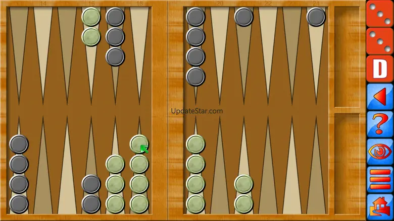 Backgammon V+, fun dice game 5.57