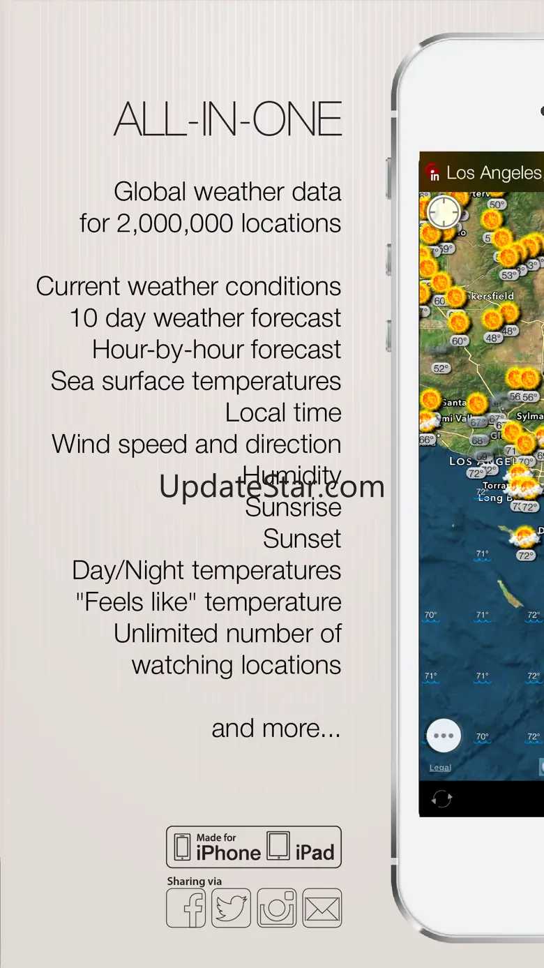 Weather and wind map 1.5