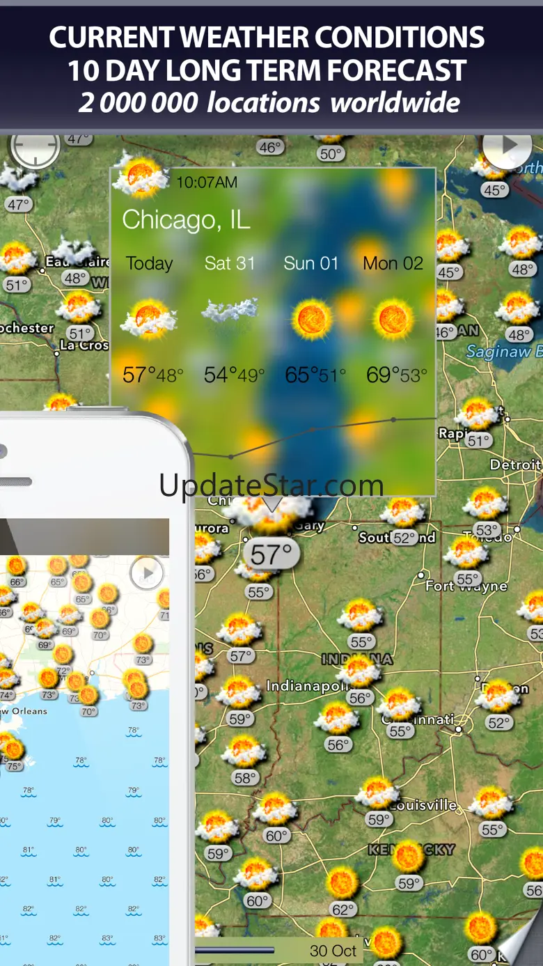 Weather and wind map 1.5