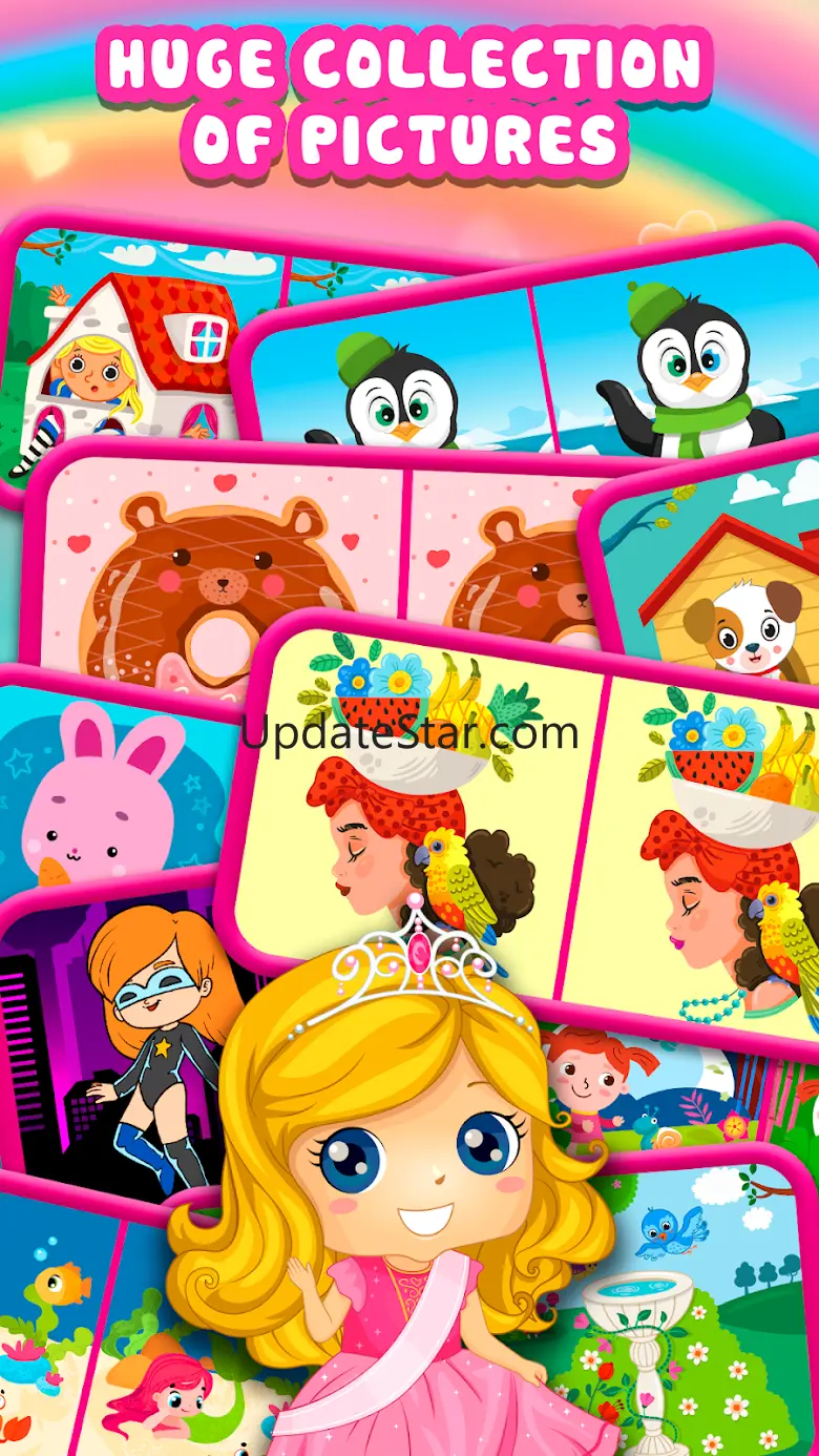 Spot 5 Differences Girls Games 7