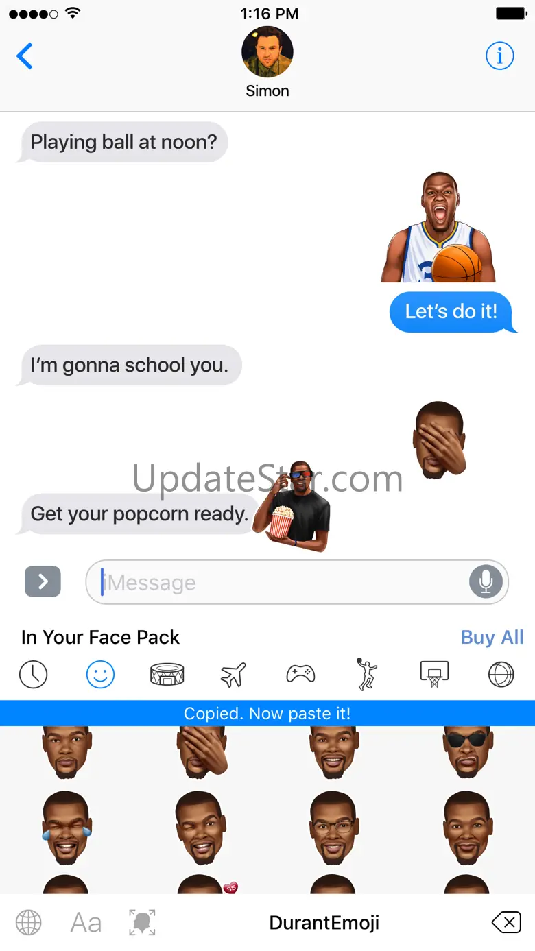 DurantEmoji by Kevin Durant 1.1.0