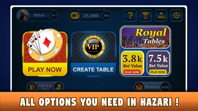 Hazari - 1000 Points Card Game 1.2.2