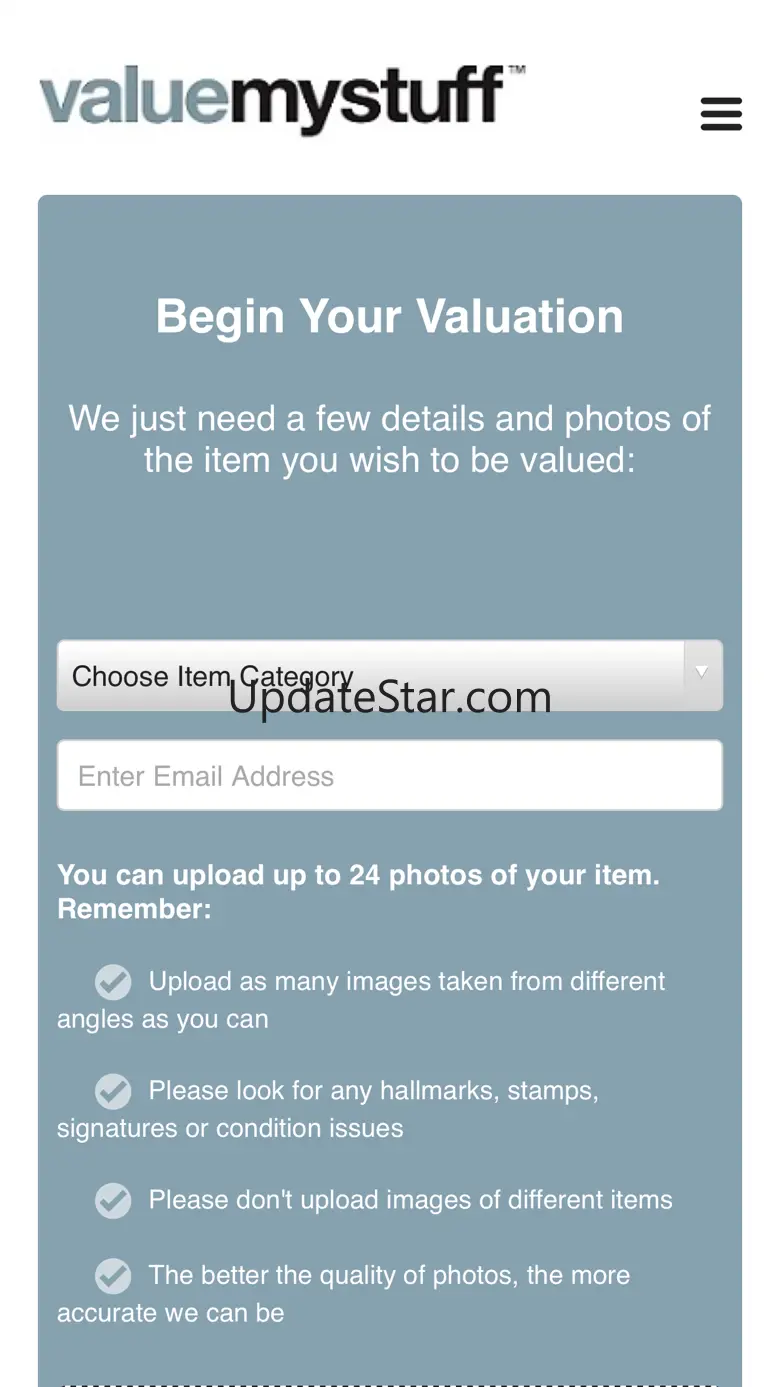 ValueMyStuff Appraisals 1.0