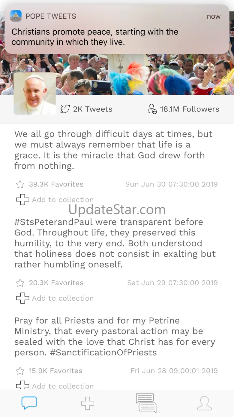 Pope Tweets 1.0