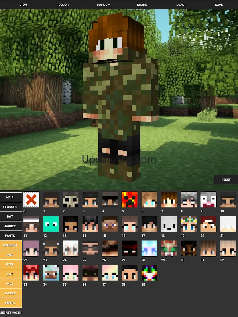 Custom Skin Creator Minecraft 18.9