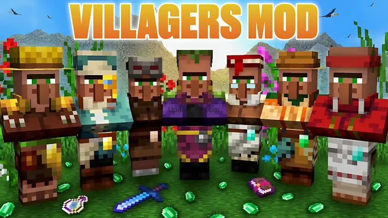 Villagers Mod for Minecraft PE 1.13