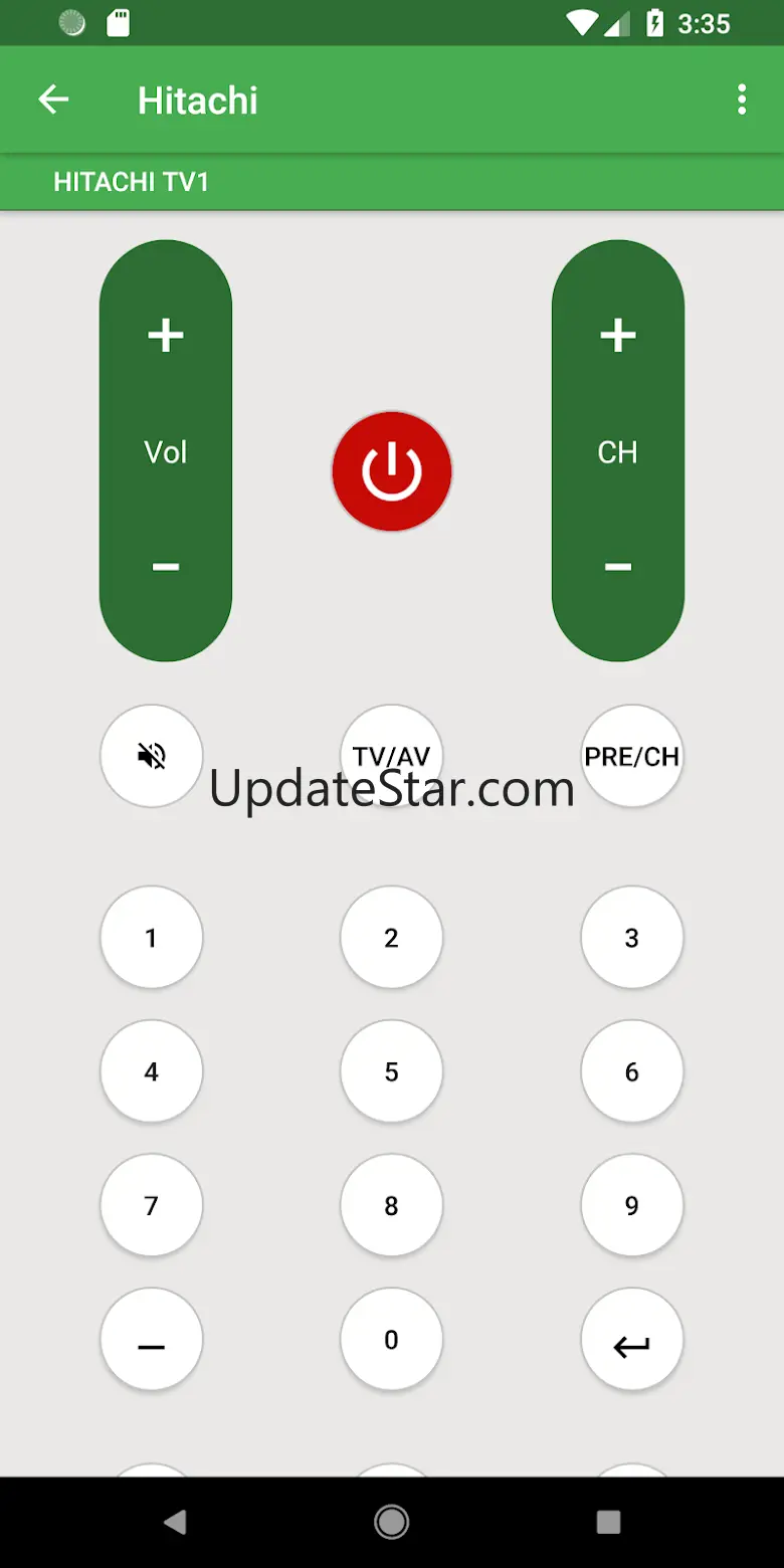 Hitachi Remote Control 4.3