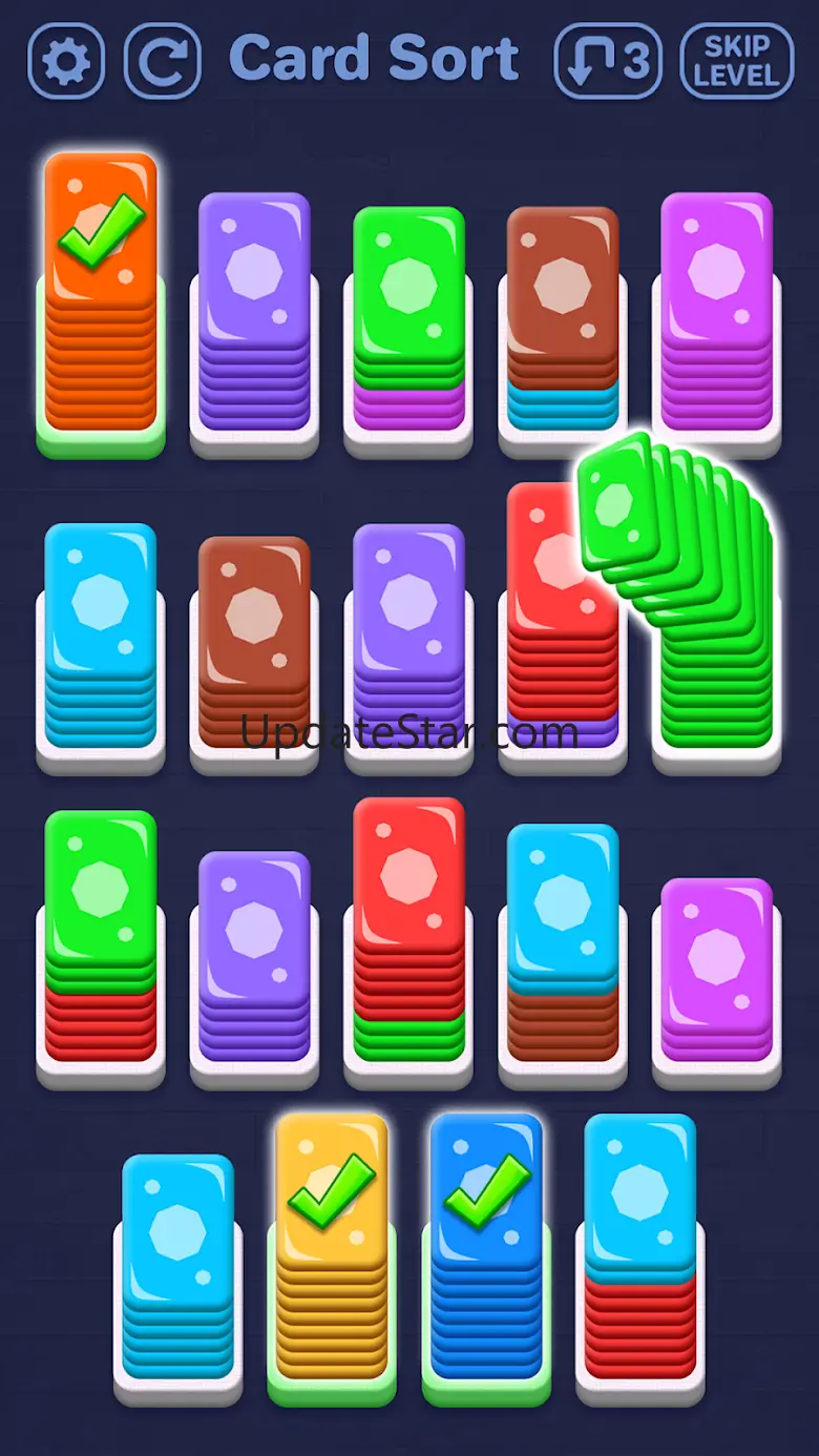 Card Shuffle: Color Sorting 3D 1.8