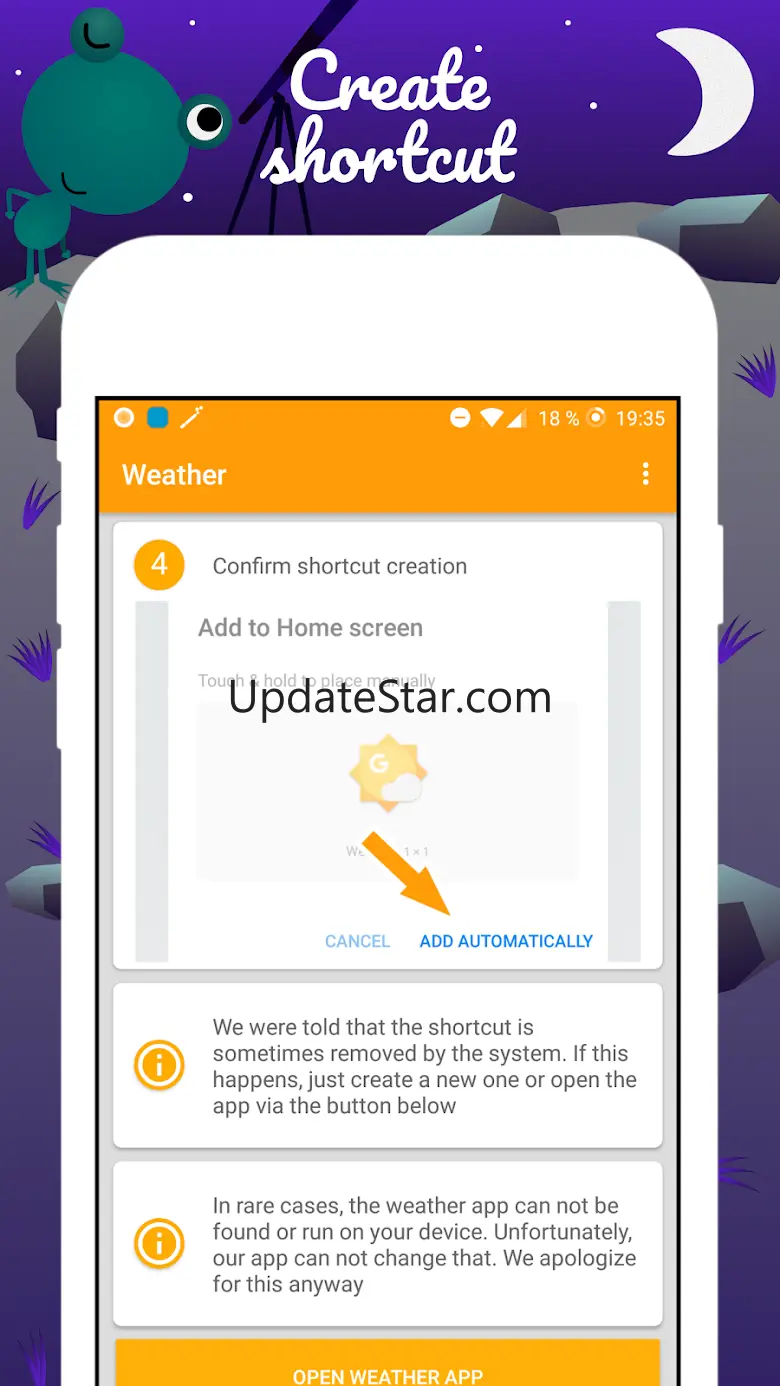 Weather Frog Shortcut 3.2.1