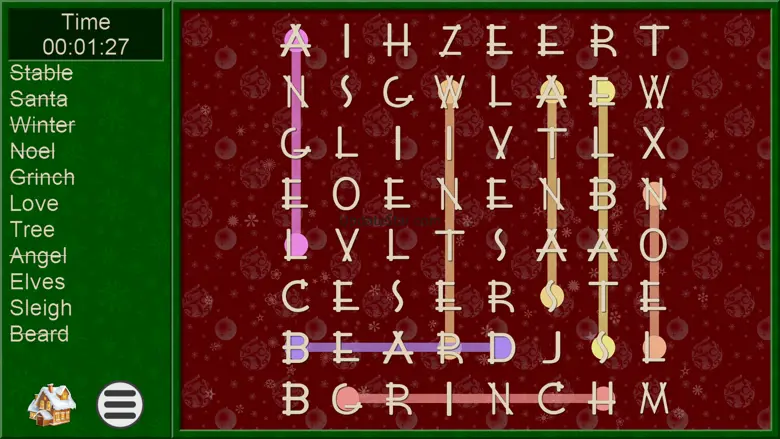 Xmas WordSearch - word seek 5.24