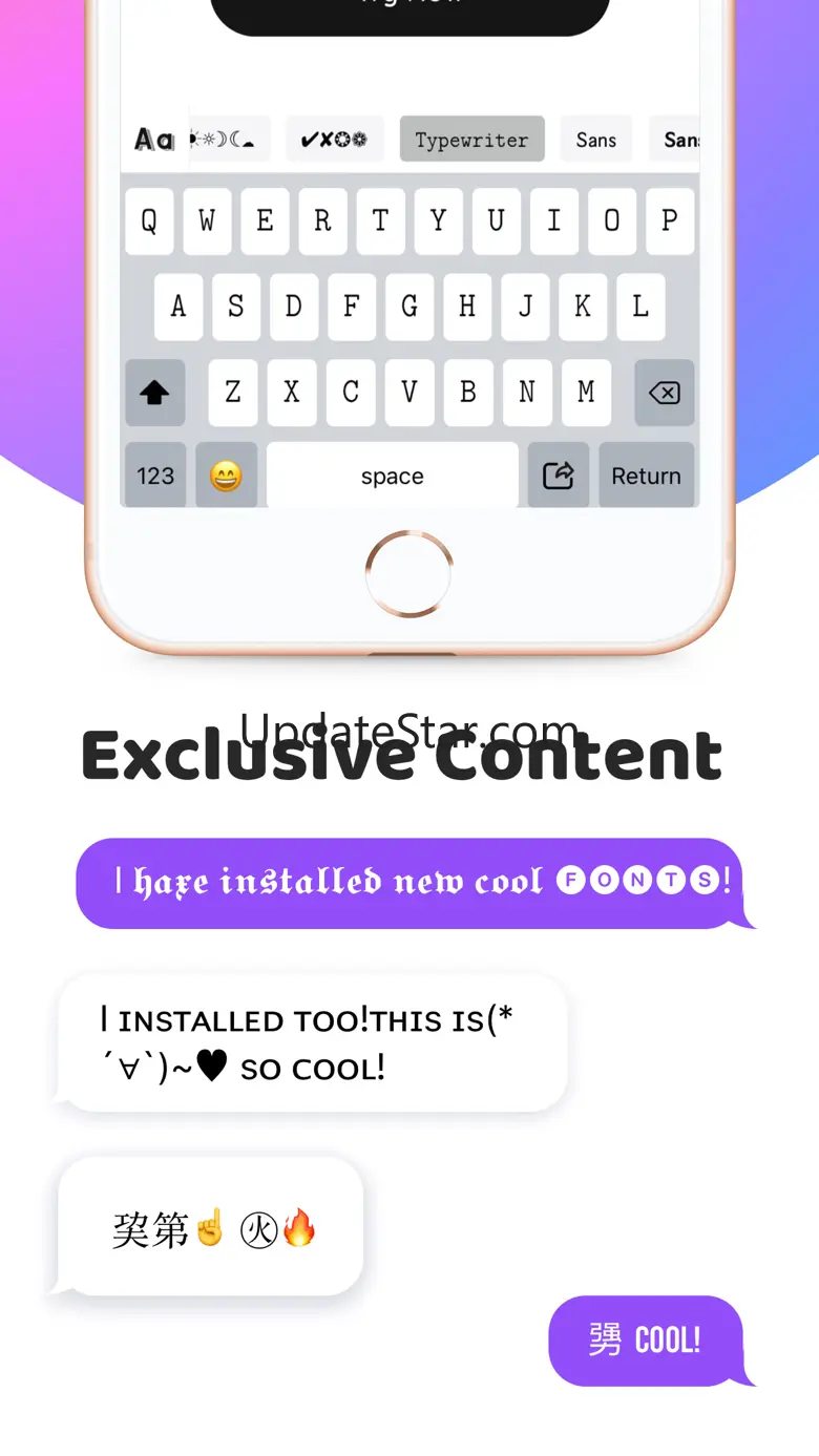 SNS Fonts & Keyboard for Text 2.0