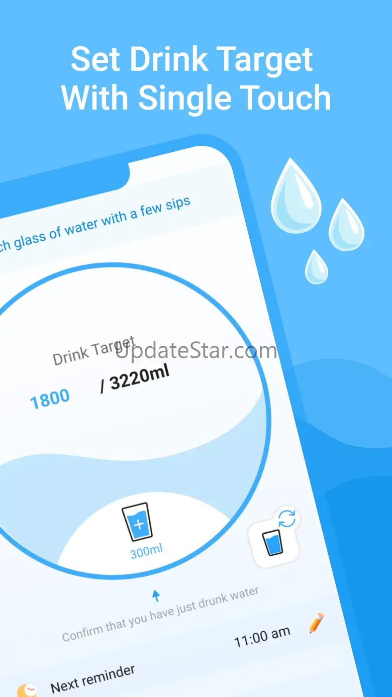 Daily water - Drink diet log 1.3