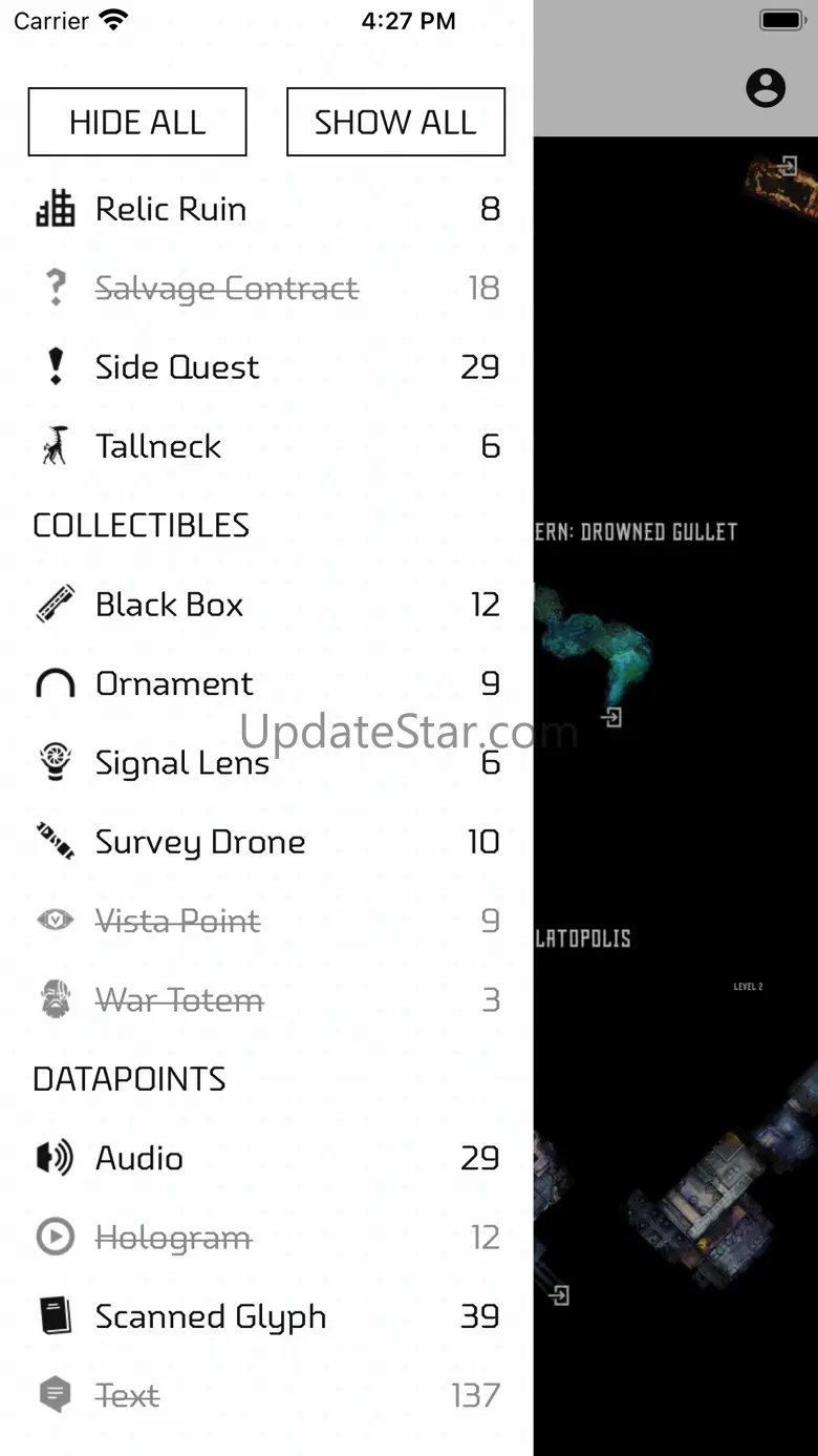 MapGenie: HFW Map 1.0