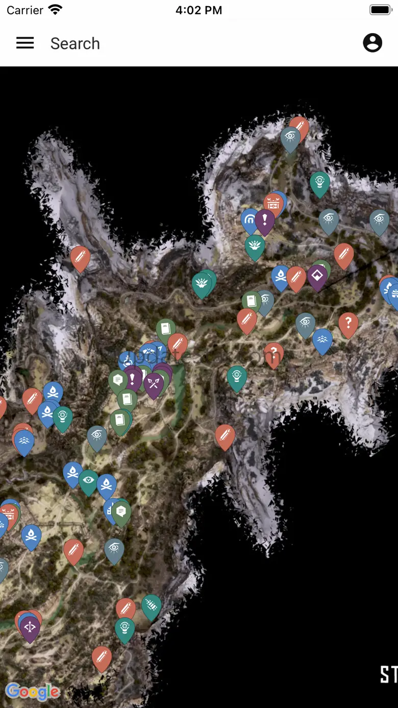 MapGenie: HFW Map 1.0
