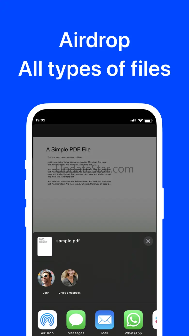 Files share for air drop 1.0