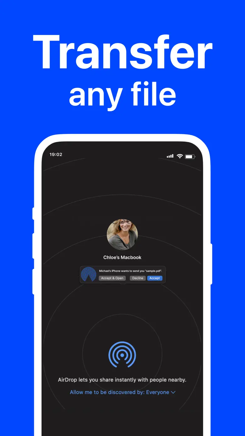 Files share for air drop 1.0