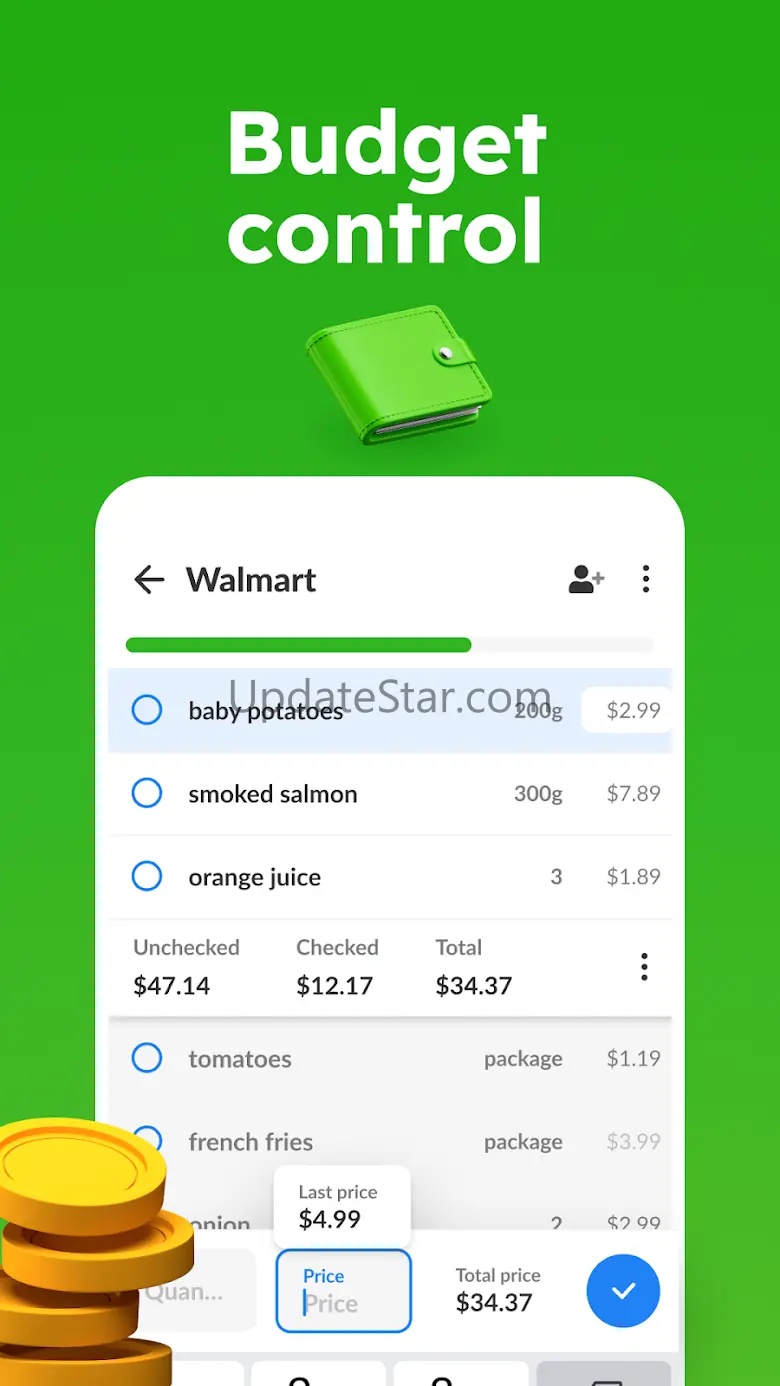 Grocery Shopping List Listonic Wear2.5.0