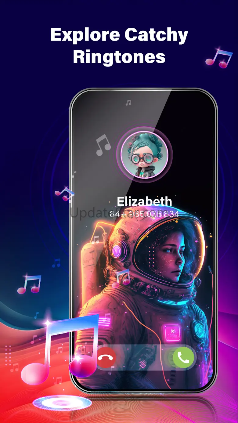 Phone Call Screen Theme 3D App 1.1.8