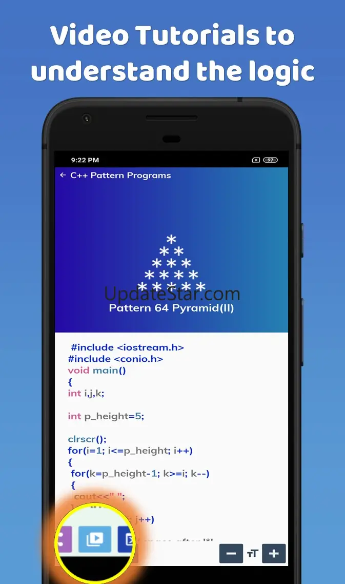 C++ Pattern Programs 9.3