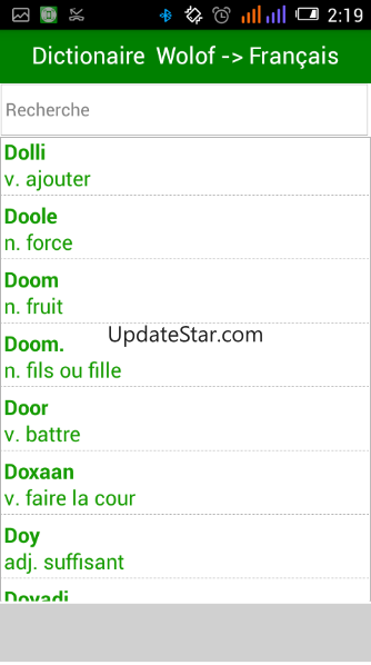 Dictionnaire Francais Wolof