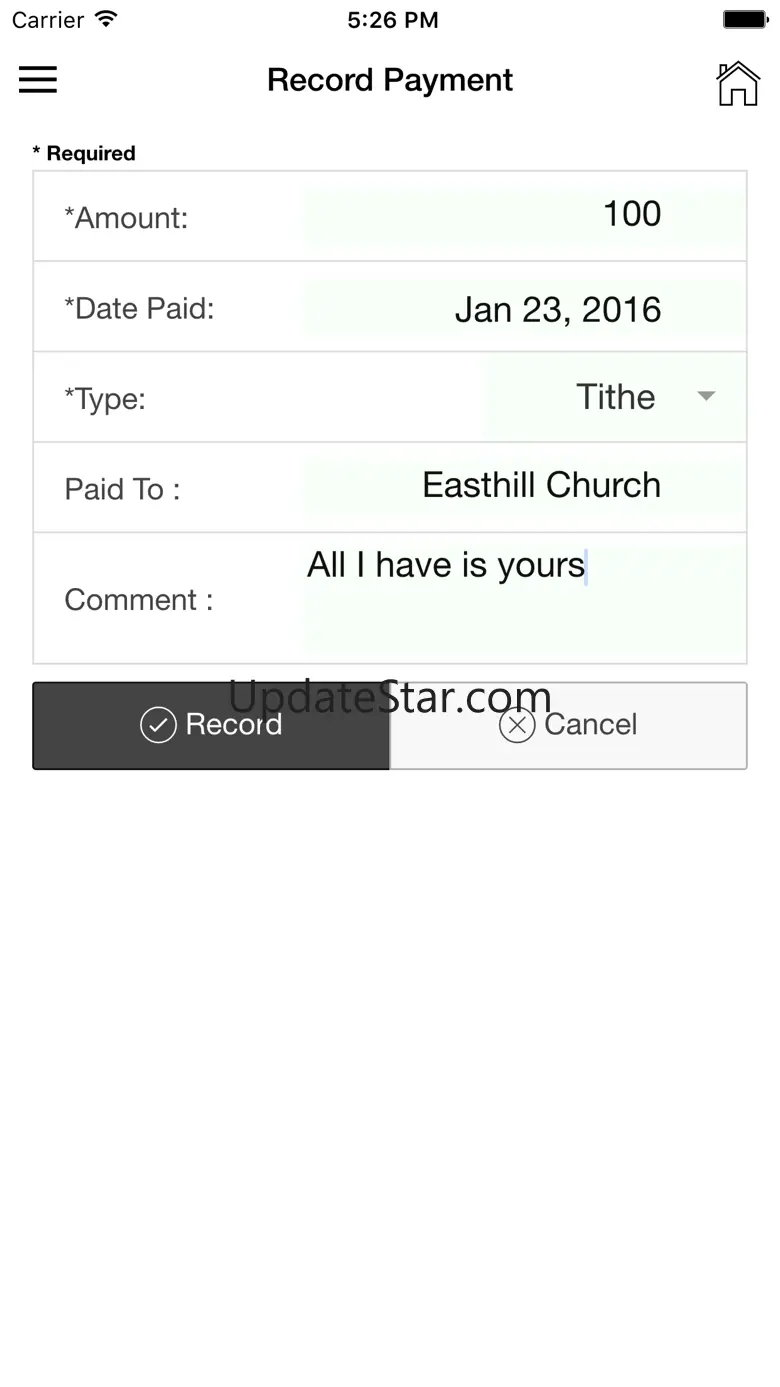 Tithe Tracker 2.0