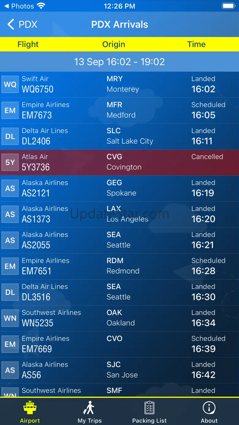 Portland Airport (PDX) + Radar 11.0