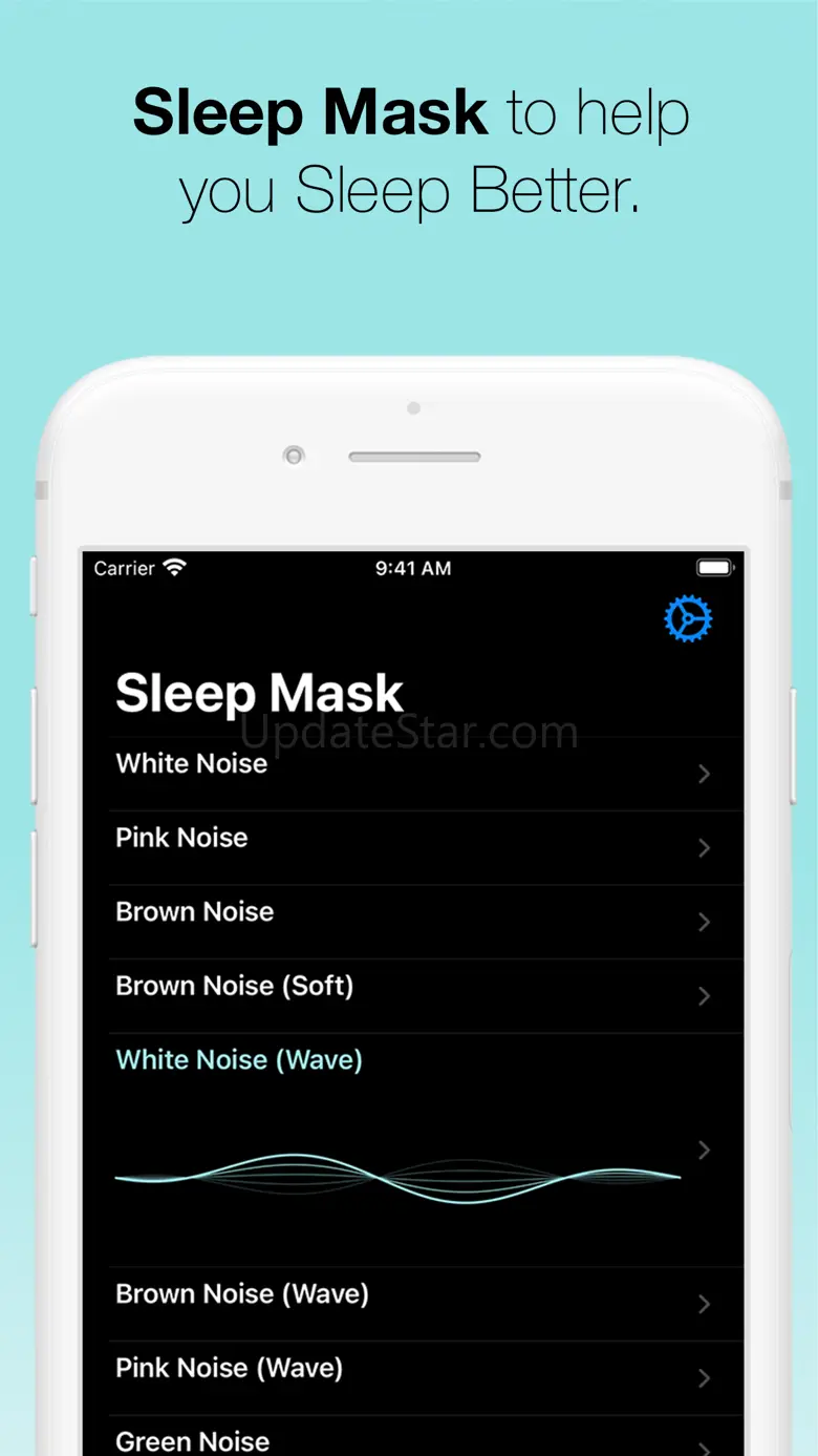 Sleep Mask - White Noise 17.0.1