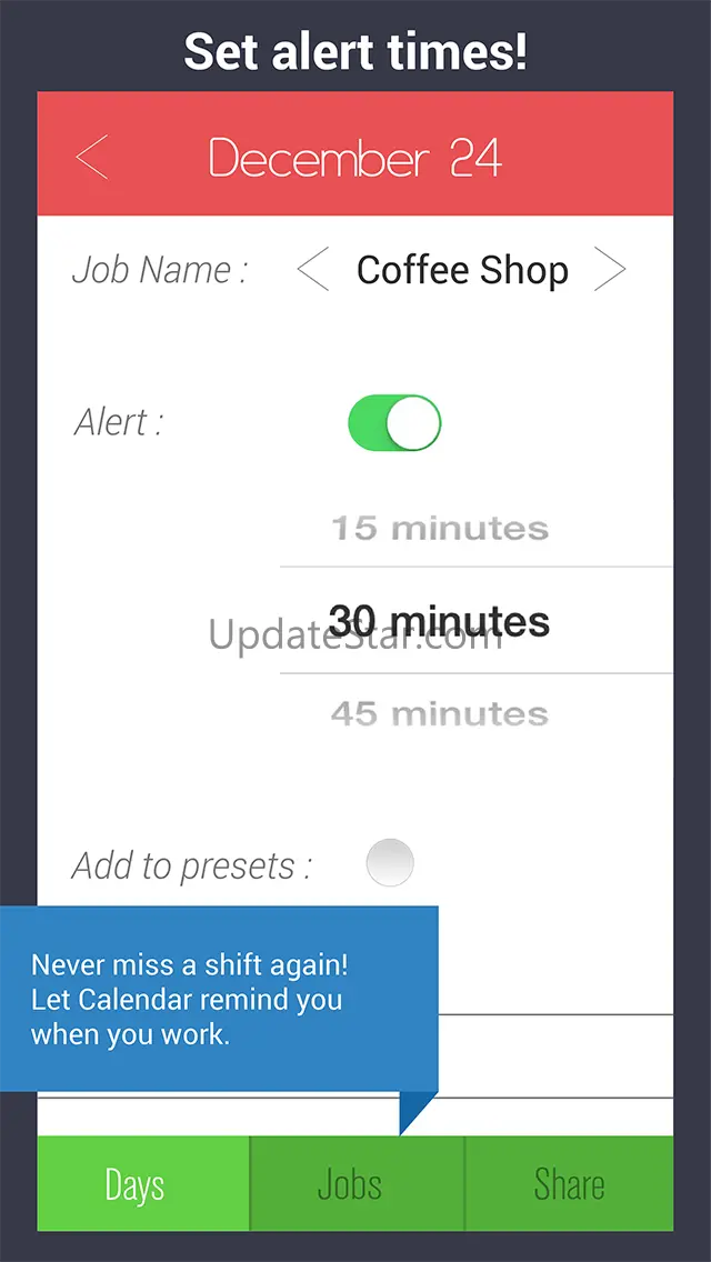 Shift Calendar - Work Schedule Manager & Job Tracker 1.9