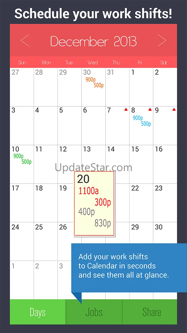 Shift Calendar - Work Schedule Manager & Job Tracker 1.9