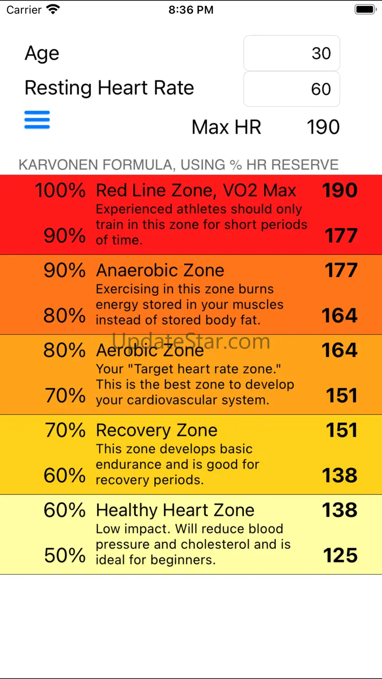 HR Zones - Target Heart Rate 1.0.1